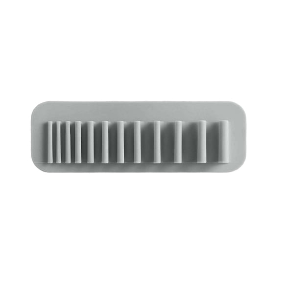 Makeup Brush Rack Non-punching Brush Drying Rack Silicone Cosmetic Brush Storage Holder for Bathroom