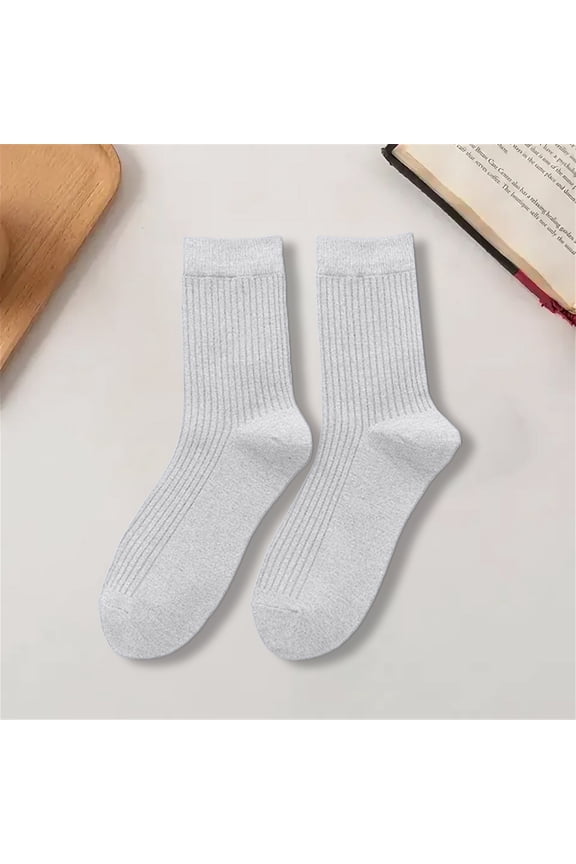 Multicolor Socks 1 Pair Men Casual Business Crew Dress Socks Cotton Middle Breathable Tube Crew Socks