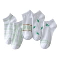 thumbnail image 1 of Multicolor Socks 5 Pairs Print Socks for Women Men Girls Series Print Colorful Pattern Novelty Cute Unisex Socks, 1 of 4