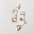 thumbnail image 1 of Multicolor Socks Adult Fall and Winter New Tie Dye Mid Calf Socks Couple Socks Street Personality Hip Hop Skateboarding Socks, 1 of 4