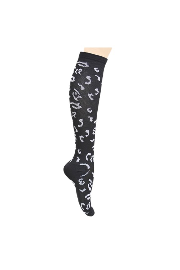 Multicolor Socks Adult's Pringted Sports Socks Casual Fitness Elastic Stockings