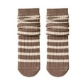 thumbnail image 1 of Multicolor Socks Women Striped Socks Mid Tube Autumn and Qinter All Long Tube Pure Cotton Pile Socks, 1 of 2
