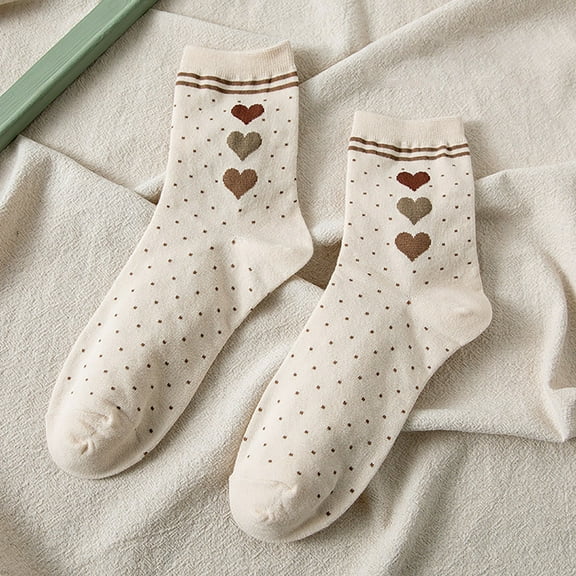 Multicolor Socks Womens To Keep Warm Sock Stripe Lightweight Cotton Athletic Socks