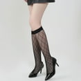 thumbnail image 1 of Multicolor Socks for Womens Black Fishnet Socks Lace Hollow Out Mesh Socks on Sale Clearance, 1 of 5
