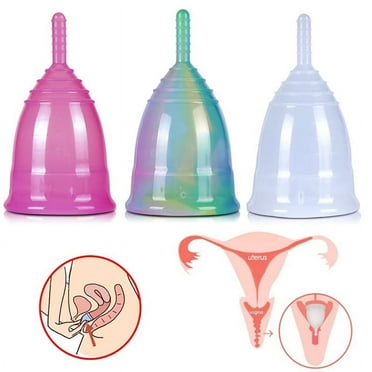 Multicolor Soft Menstrual Cup Silicone Feminine Hygiene Period Cup Reusable Cup