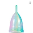 thumbnail image 1 of Multicolor Soft Menstrual Cup Silicone Feminine Hygiene Period Cup Reusable Cup, 1 of 11