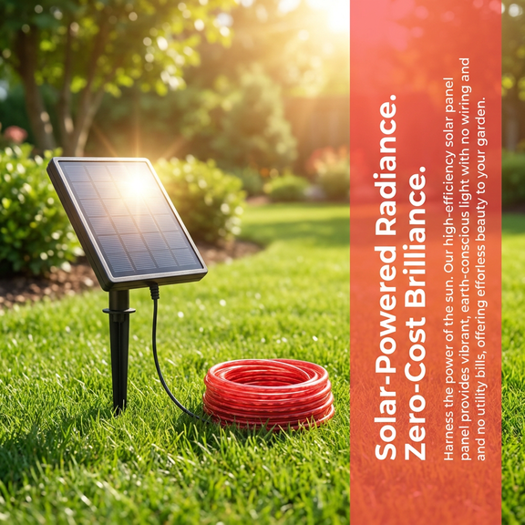Multicolor Solar Candy Tube Lights Outdoor, 100 LED 39ft Waterproof String Lights for Wedding Backyard Decor