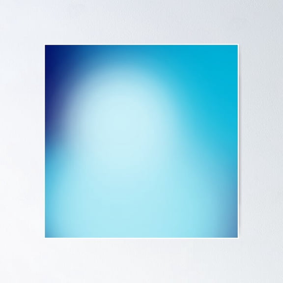 Multicolor Spectrum Blur Gradient Haze Vibrant Abstract Poster- Unframed Poster | Wall Art | Perfect For Home Decor & Gifts, 12x18