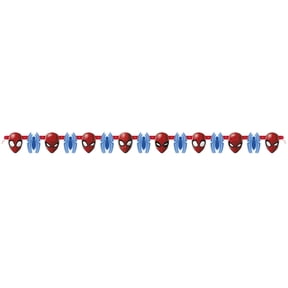 Multicolor Spiderman Birthday Banner, 6.5ft