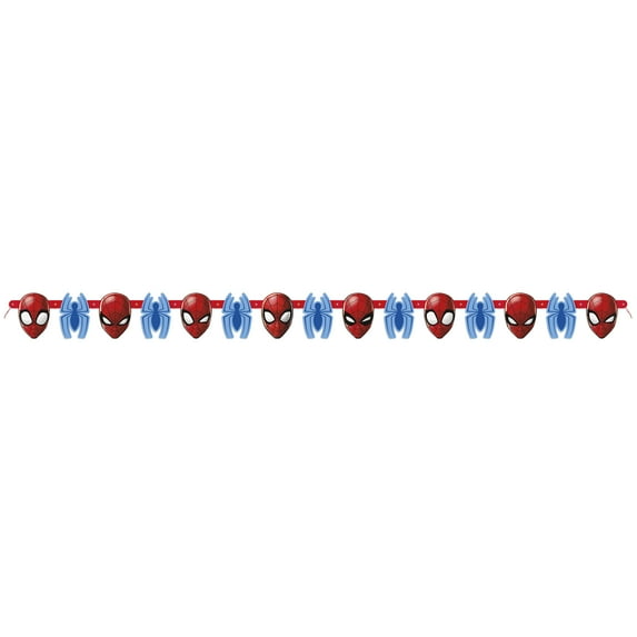Multicolor Spiderman Birthday Banner, 6.5ft