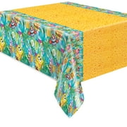 Multicolor SpongeBob SquarePants Birthday Plastic Party Tablecloth, 84in x 54in