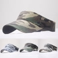 thumbnail image 1 of Multicolor Sports Sun Visor Hat Women Men Cotton Wide Brim Golf Visors for Summer Sports Travel Outdoor Activity One Size, 1 of 1