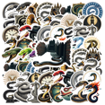 thumbnail image 1 of Multicolor Stickers Vinyl Art Waterproof Stickers Snake Stickers DIY Notebooks Luggage, 1 of 9