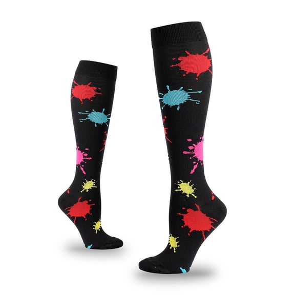 Multicolor Stockings Compression Socks (20 30mmHg) for Men & Women – Compression Socks for All Day Wear Better Blood Swelling!