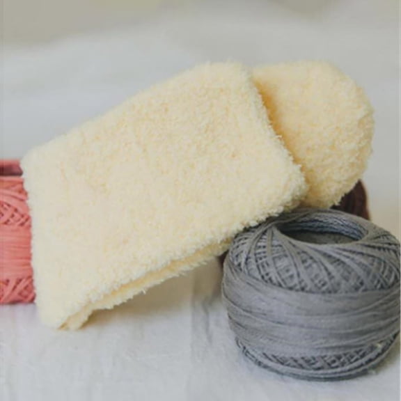 Multicolor Stockings Women Fuzzy Fluffy Cozy Slipper Socks Warm Soft Winter Plush Home Sleeping Socks