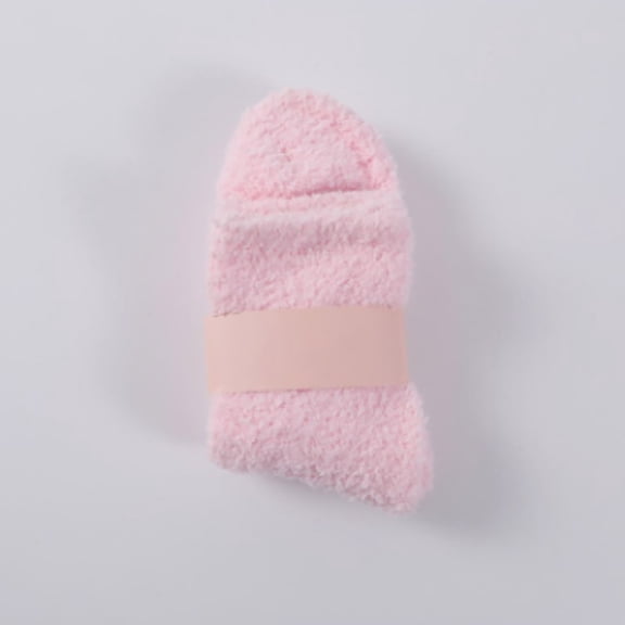 Multicolor Stockings Women Fuzzy Fluffy Cozy Slipper Socks Warm Soft Winter Plush Home Sleeping Socks