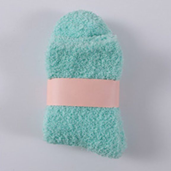 Multicolor Stockings Women Fuzzy Fluffy Cozy Slipper Socks Warm Soft Winter Plush Home Sleeping Socks