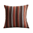 thumbnail image 1 of Multicolor Striped Polyester Pillow Cover, Decorative Throw Pillow Case with Removable Cover for Sofa and Bed, 1 of 6