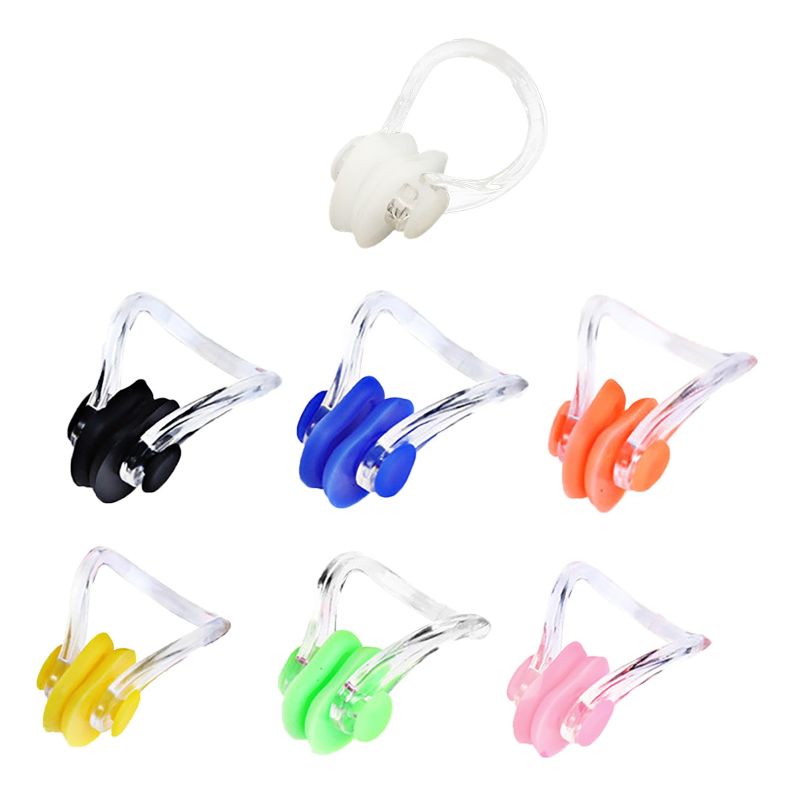 Multicolor Swimming Nose Clip For Children And Adults With Waterproof