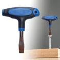 thumbnail image 1 of Multicolor T Handle Slotted Screwdriver Maintenance Tools Quick Release Plate Tr, 1 of 5
