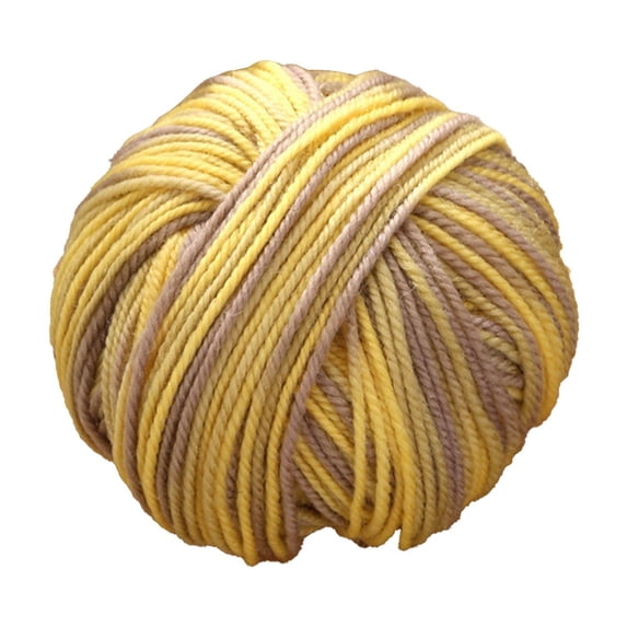 Multicolor Tie-Dye Yarn for Knitting and Crocheting, Soft Milk Yarn for Handmade Sweaters, Scarves, and Crafts, 50g Skein