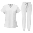 thumbnail image 1 of Multicolor Unisex Short Sleeved Pharmacy Nurse Uniform Hospital Doctor Workwear Oral Dental Surgery Uniforms Medical Scrubs Sets, 1 of 5