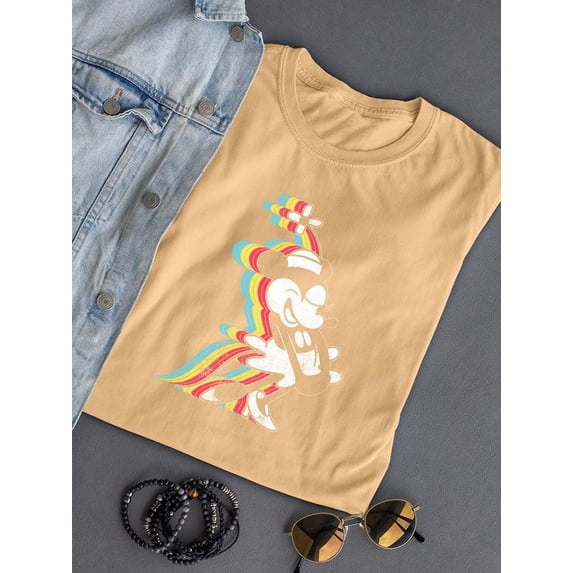 Multicolor Vintage Cartoon T-shirt Color Men's -SmartPrintsInk Designs