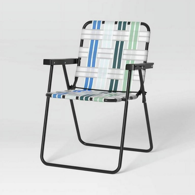 Web strap folding chairs hot sale
