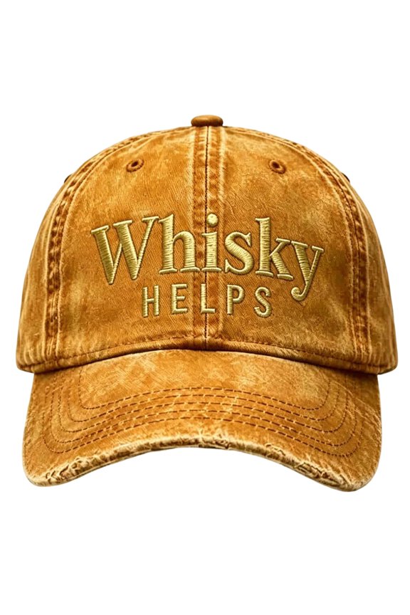 Multicolor Theme Adjustable Embroidered Hat, Washable Cotton Baseball Cap for Camping Hiking Outdoor Adventures, 28x24cm