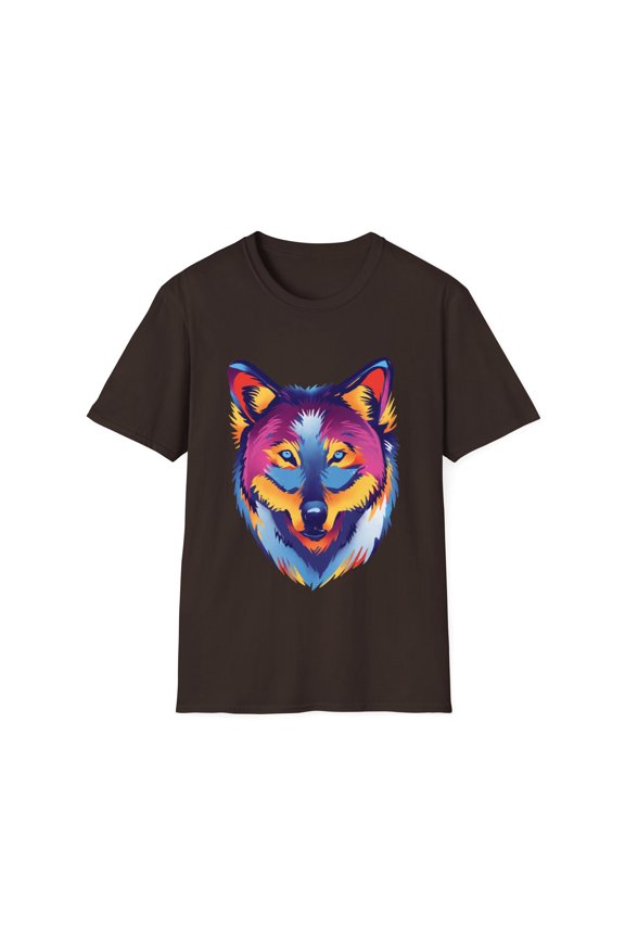 Multicolor Wolf Animal Lover Wolf Dog Lover Novelty