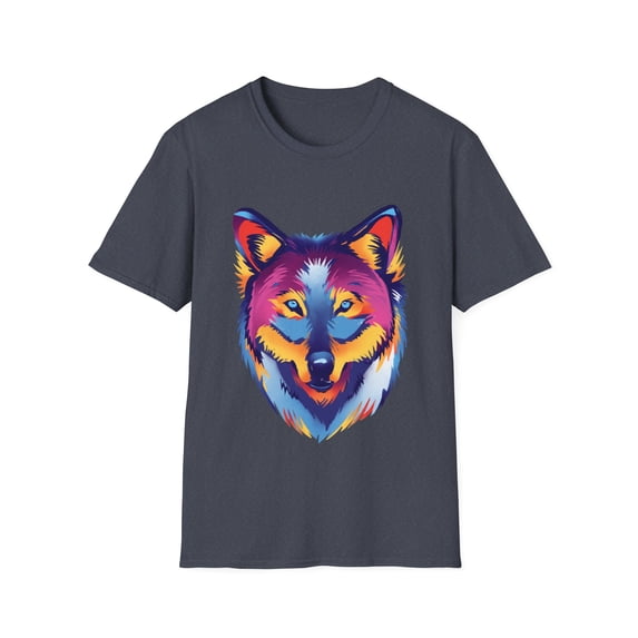 Multicolor Wolf Animal Lover Wolf Dog Lover Novelty