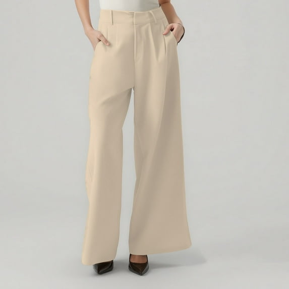 Multicolor Womens Pants Wide Leg Tailored Pants for Women Casual High Waist Suit Pants Sweatpants Womens Fashion