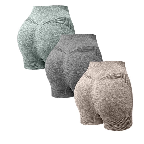 Multicolor Womens Sweatpants Women's High Waist Yoga Shorts Scrunch Butt Lifting Workout Shorts Running Gym Biker Shorts For Womens