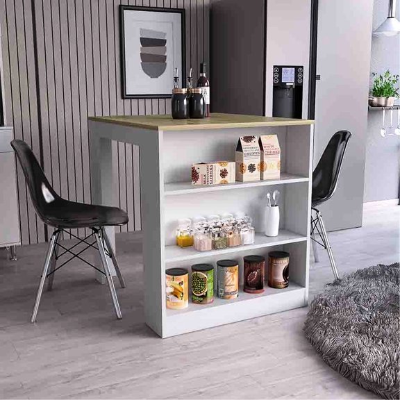 Multicolor kitchen island table for dining / Enhances the look of your dining area