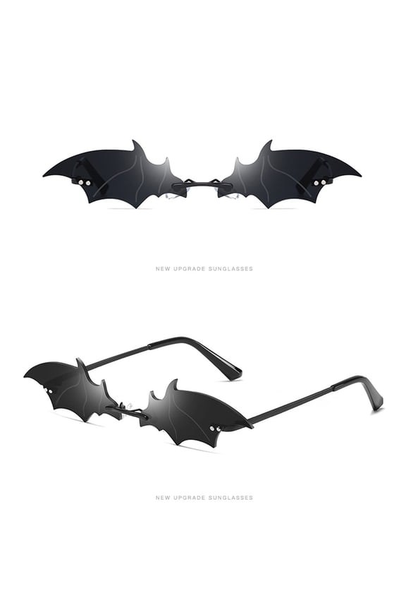 Multicolor2 Funny Bat Shape Retro Sunglasses Retro Polarized Sunglasses Womens Trendy Sunglasses for Women PC Polarized UV400 Protection Lens Big Frame Fashion Glasses Trendy Stylish Shade One Size