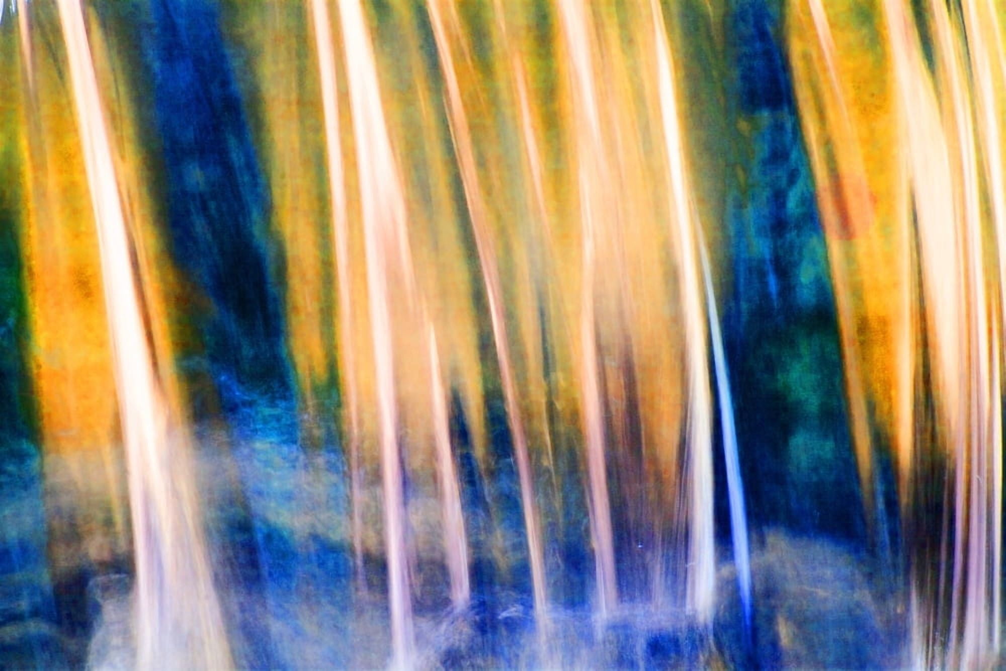 Multicolored Abstract Canvas Art - Chris and Kate Knorr Design Pics (36 x 24)