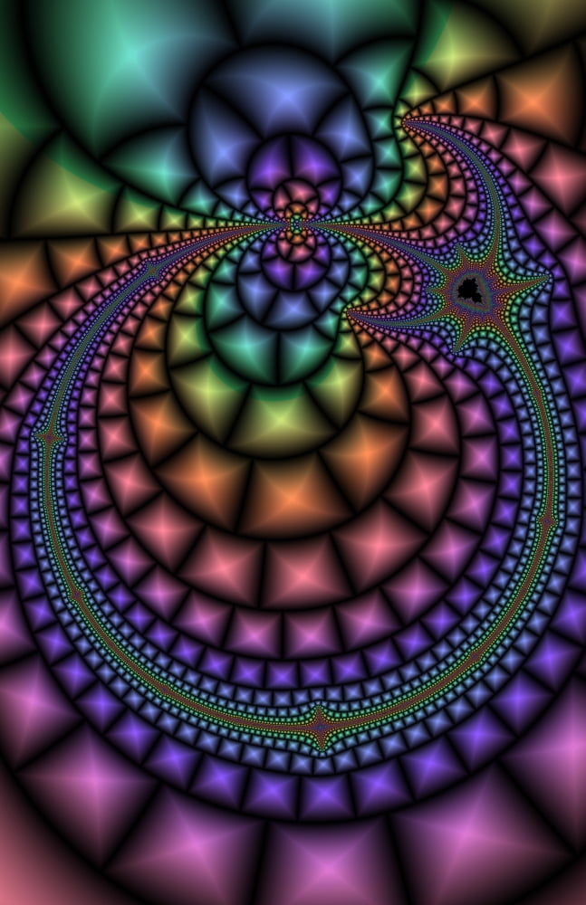 Multicolored Abstract Canvas Art - Paul Sale Design Pics (24 x 36)