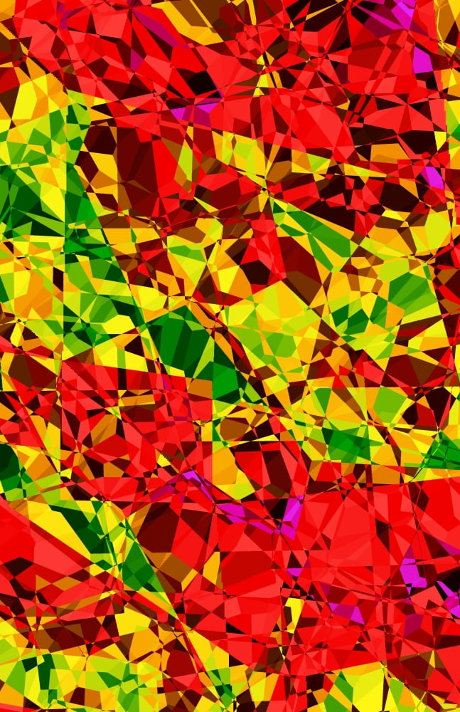 Multicolored Abstract Canvas Art - Paul Sale Design Pics (24 x 36)