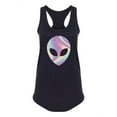 thumbnail image 1 of Multicolored Alien Racerback Tank Women -SPIdeals Designs, Female Medium, 1 of 4