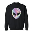 thumbnail image 1 of Multicolored Alien Sweatshirt Men -SPIdeals Designs, Male Large, 1 of 4