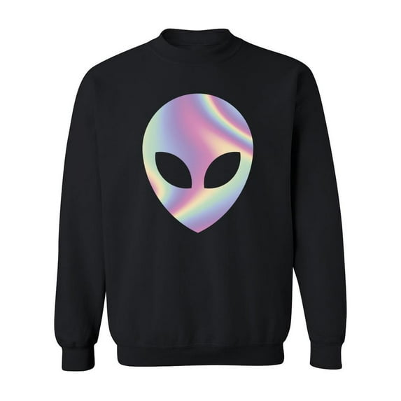 Multicolored Alien Sweatshirt Men -SPIdeals Designs, Male Large