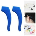 thumbnail image 1 of Multicolored Anti slip Eyeglass Ear Grips Hook Adults Sport Eyeglass Strap Holder Eyewear Retainer with Box Silicone Anti Slip Holder for Eyeglass Temple Tip (Blue), 1 of 4
