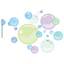 Multicolored Art Vinyl Decoration Sea Bubbles Design Adhesive Home Living Room Wall Decal - 19" x 28" Removable Kids Bedroom Nursery Art Soap Bubbles Round Transparent Objects Wall Decor Sticker