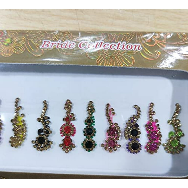Stick on Drop Rhinestone Mini Multicolor Bindi Stick on Drop Rhinestone Mini Multicolor Bindi