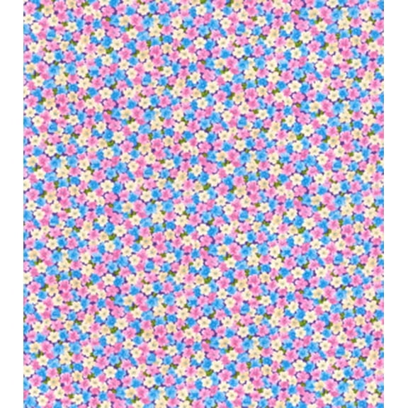 Multicolored Floral Keepsake Calico Cotton Fabric