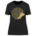 thumbnail image 1 of Multicolored Hedgehog Dots T-Shirt Women -Image by Shutterstock, Female Small, 1 of 2
