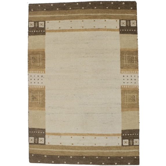 Multicolored Indo 4X6 Oriental Area Rug Carpet