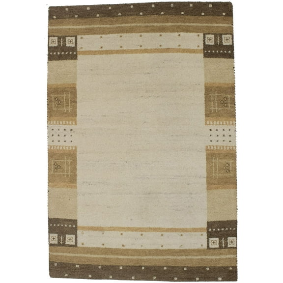Multicolored Indo 4X6 Oriental Area Rug Carpet
