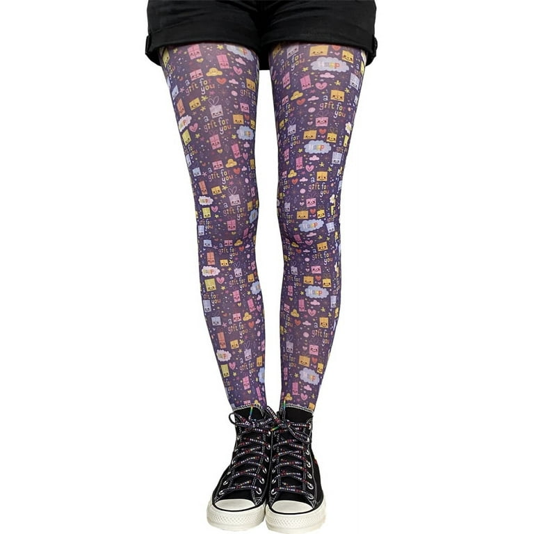Multicolored Patterned Tights Gift