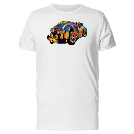 Multicolored Retro Car Tee Men's -Image by Shutterstock